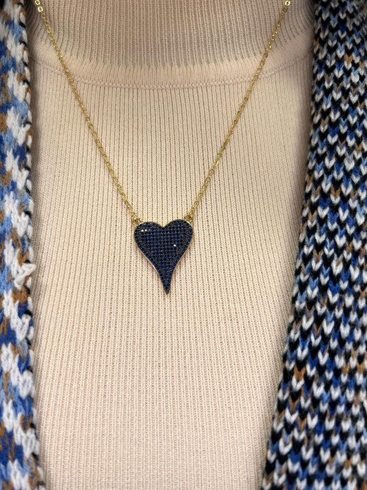 Blue Heart necklace