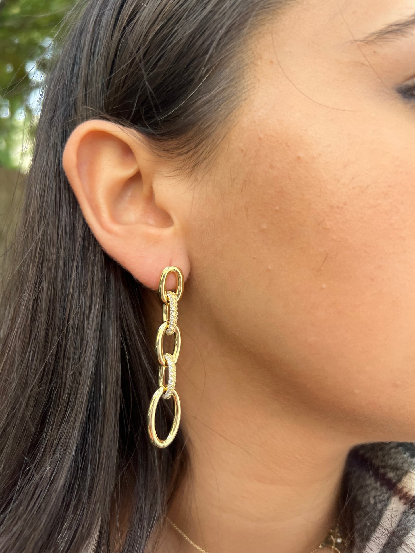 Chain looped Earrings