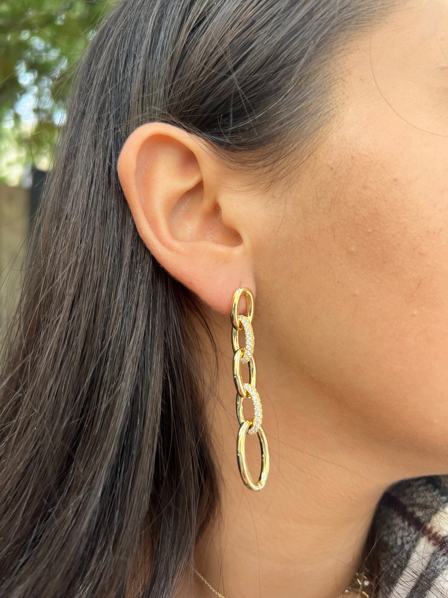 Chain looped Earrings