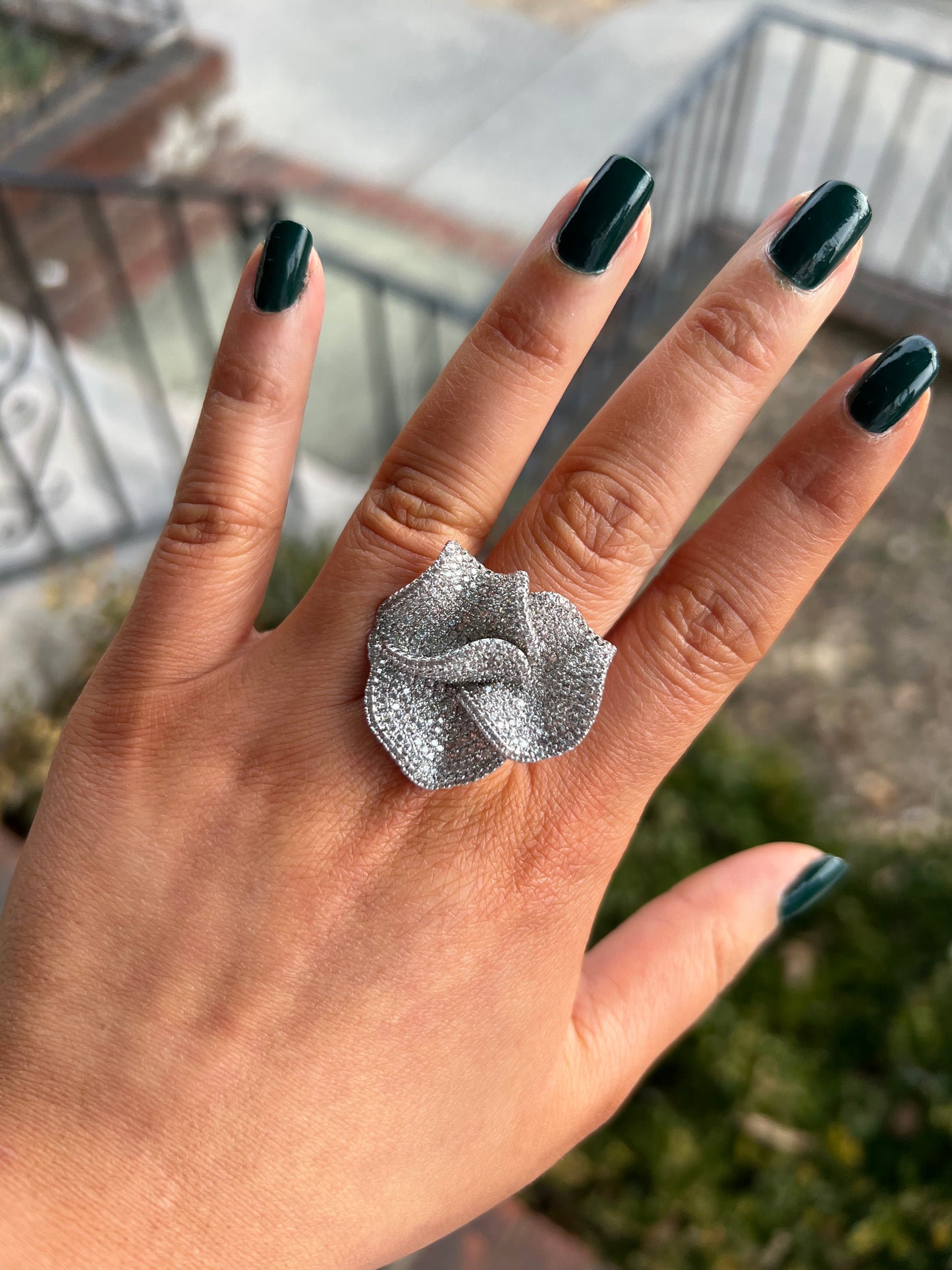 Wavy Cocktail Ring