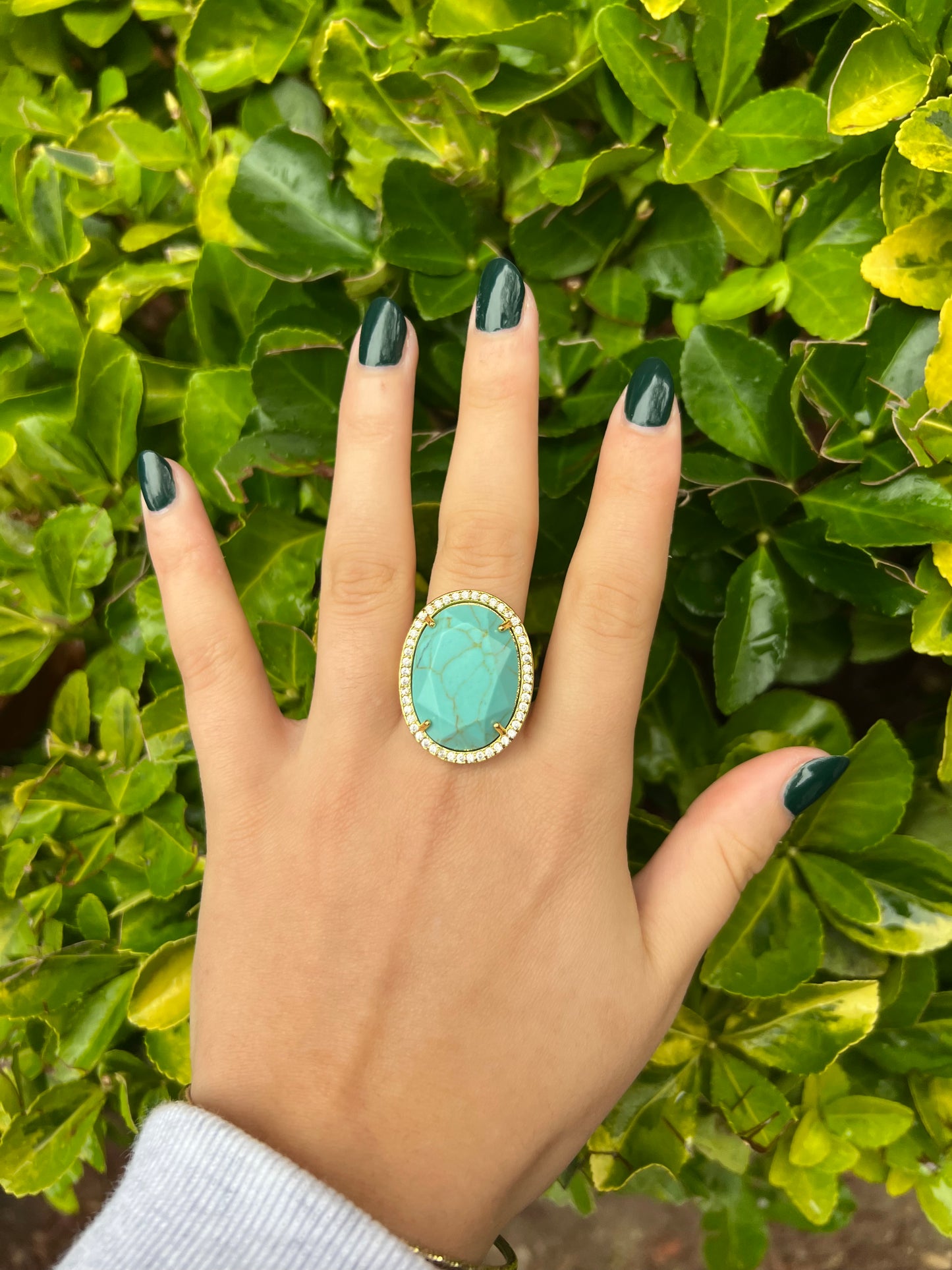 Turquoise Adjustable Ring