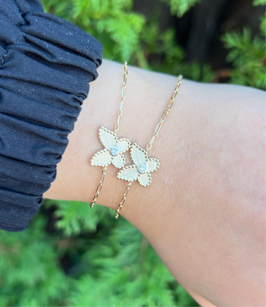 Gold Butterfly Bracelet